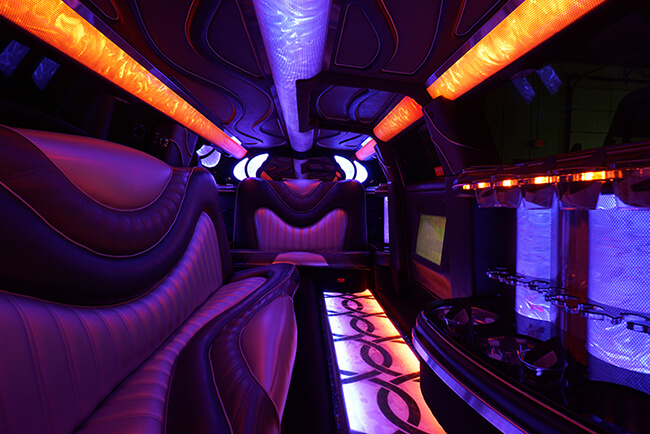 Inside one of our luxury sedans
