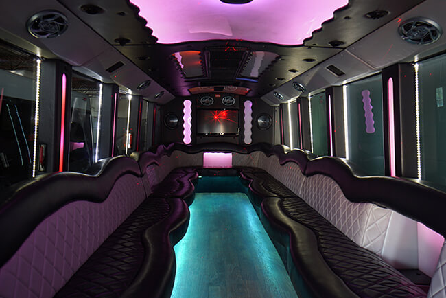 party bus interior